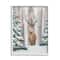 Stupell Industries Seasonal Deer Winter Landscape Framed Giclee Art